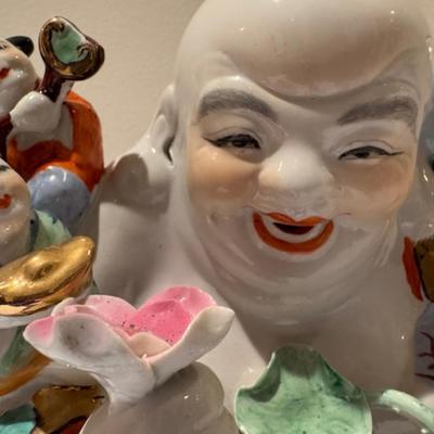 Laughing Buddha with Children