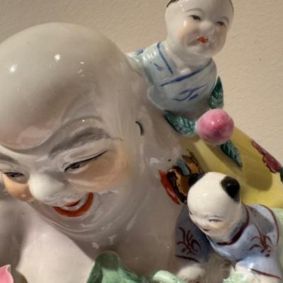 Laughing Buddha with Children
