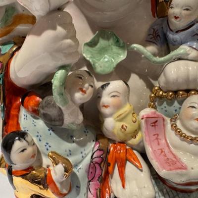 Laughing Buddha with Children