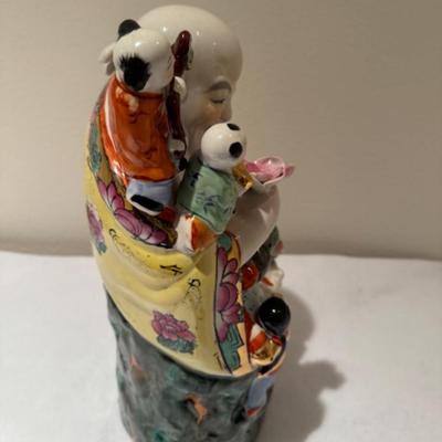 Laughing Buddha with Children