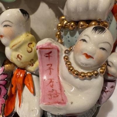 Laughing Buddha with Children