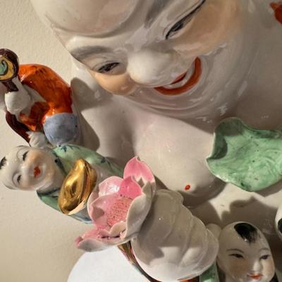 Laughing Buddha with Children