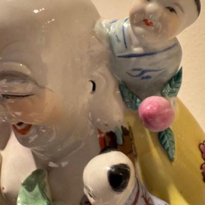 Laughing Buddha with Children