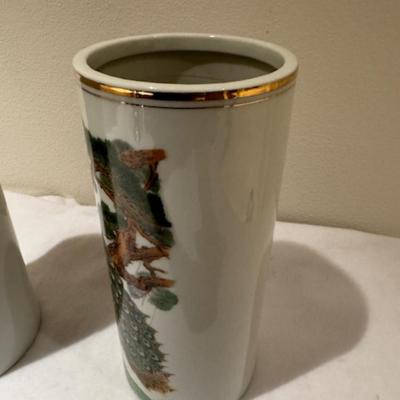 2 Matching Vases