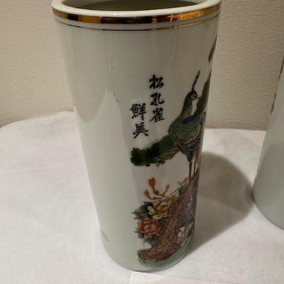 2 Matching Vases
