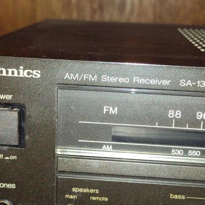 Technics AM/FM Stereo Receiver and Cassette Deck