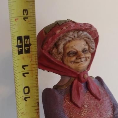Large Thomas F. Clark 'Lucinda' Figurine- Approx 12 3/4" Tall