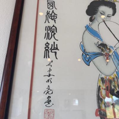 Four Ladies Pieces of Artwork