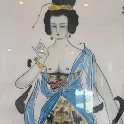 Four Ladies Pieces of Artwork