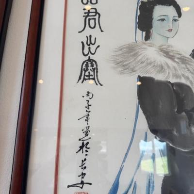 Four Ladies Pieces of Artwork