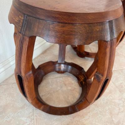 2 Round Tables or Stools