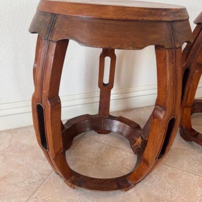 2 Round Tables or Stools