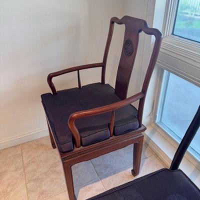 Table and Chairs with Glass Protective top