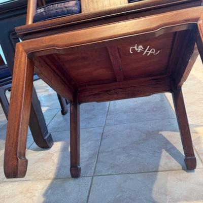 Table and Chairs with Glass Protective top