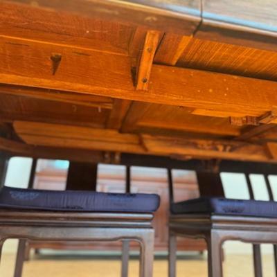 Table and Chairs with Glass Protective top