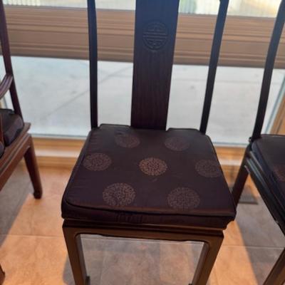 Table and Chairs with Glass Protective top