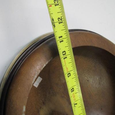 Approx 11" Serving Bowls 2 Are Made Of Wood