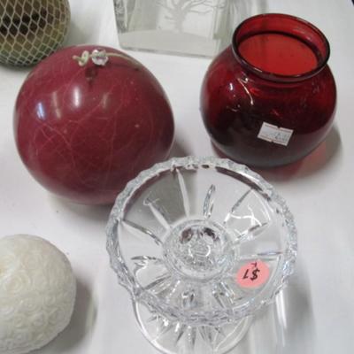 Assortment Of Candle Holders & Candles