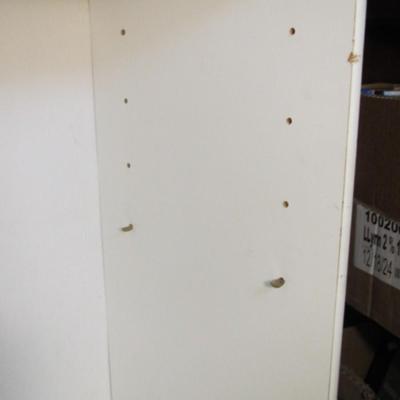 Adjustable White Shelving Unit Approx 28 3/4" x 12" 70 1/2"
