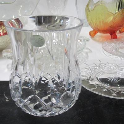 Serving Decor Ombre Silver Rimmed Bowl Divided Relish Dish
