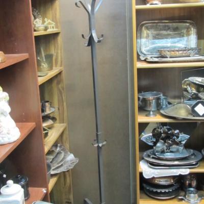 Approx 76" Tall Metal Coat Rack