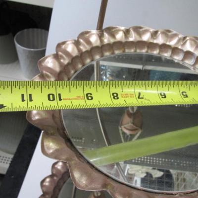 Metal 2 Tier Pastry Server & Pottery Barn Basket 2 Tier Silver Wire Fruit & Vegetable Basket Approx 19" Tall