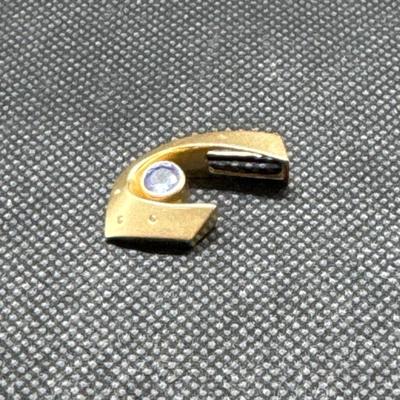 14kt Gold Pendant/Charm With Amethyst Stone