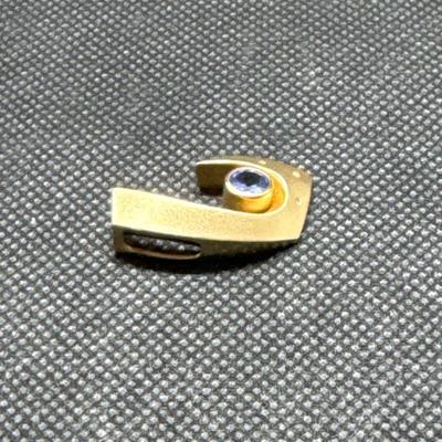 14kt Gold Pendant/Charm With Amethyst Stone