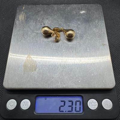 14kt Gold Tear Drop Earrings