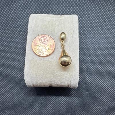 14kt Gold Tear Drop Earrings