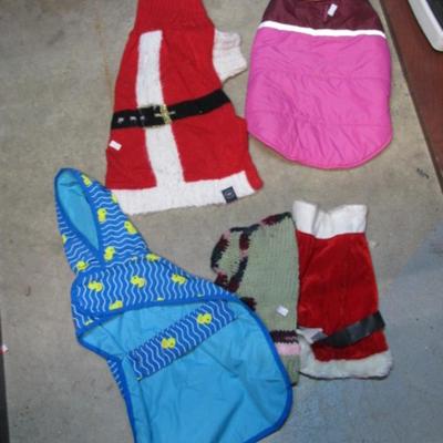 Several Sizes Of Dog Outfits