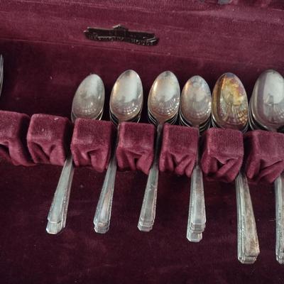 Wallace XXXX Flatware- Approx 47 Pieces- Storage Box Included