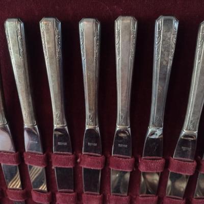 Wallace XXXX Flatware- Approx 47 Pieces- Storage Box Included