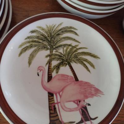 Flamingo Pattern Totally Today China- 16 Pieces