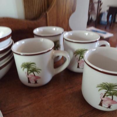 Flamingo Pattern Totally Today China- 16 Pieces