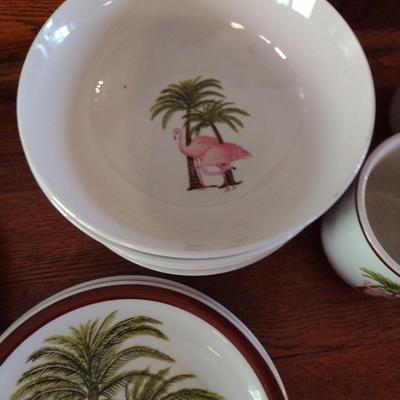 Flamingo Pattern Totally Today China- 16 Pieces