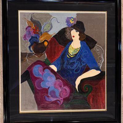 Itzchak Tarkay Le Salon de SERIOGRAPH Limited Edition 142/350 Artist Hand Signed
