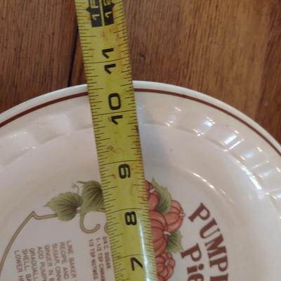 Vintage Hankook 'Pumpkin Pie' 10" Pie Plate