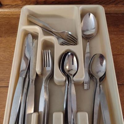 Community Stainless Flatware- Approx 44 Pieces