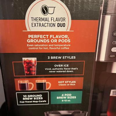 NINJA DualBrew XL Grounds & Pods Hot & Iced Coffee Maker