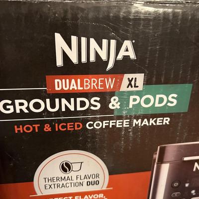 NINJA DualBrew XL Grounds & Pods Hot & Iced Coffee Maker