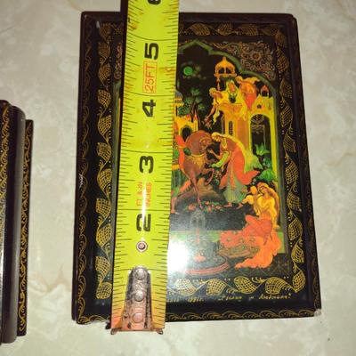 Pair of Wooden Storage Boxes
