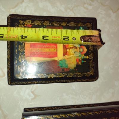 Pair of Wooden Storage Boxes