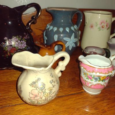 Collection of Small Pottery/Ceramic Jugs and Pitchers