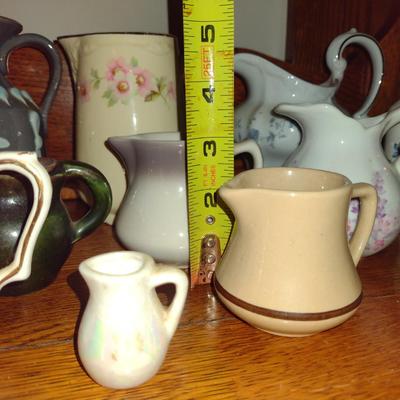 Collection of Small Pottery/Ceramic Jugs and Pitchers