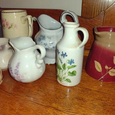 Collection of Small Pottery/Ceramic Jugs and Pitchers
