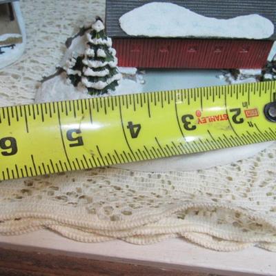 1990's Norman Rockwell Hand Painted Collection & Lighted Christmas House