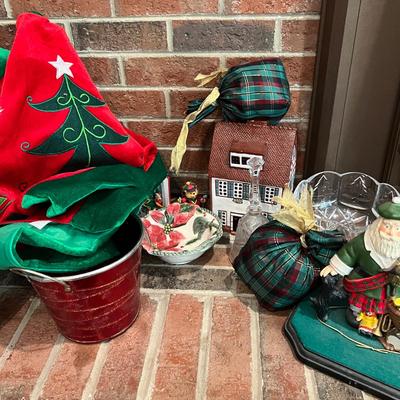 Lot of Christmas Decorations Collectibles