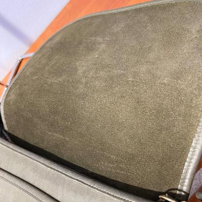 Rare Green Leather Vintage Coach Crossbody Bag Purse
