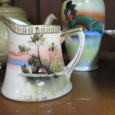Hand Painted Japan Creamer Sorrento Tea Pot